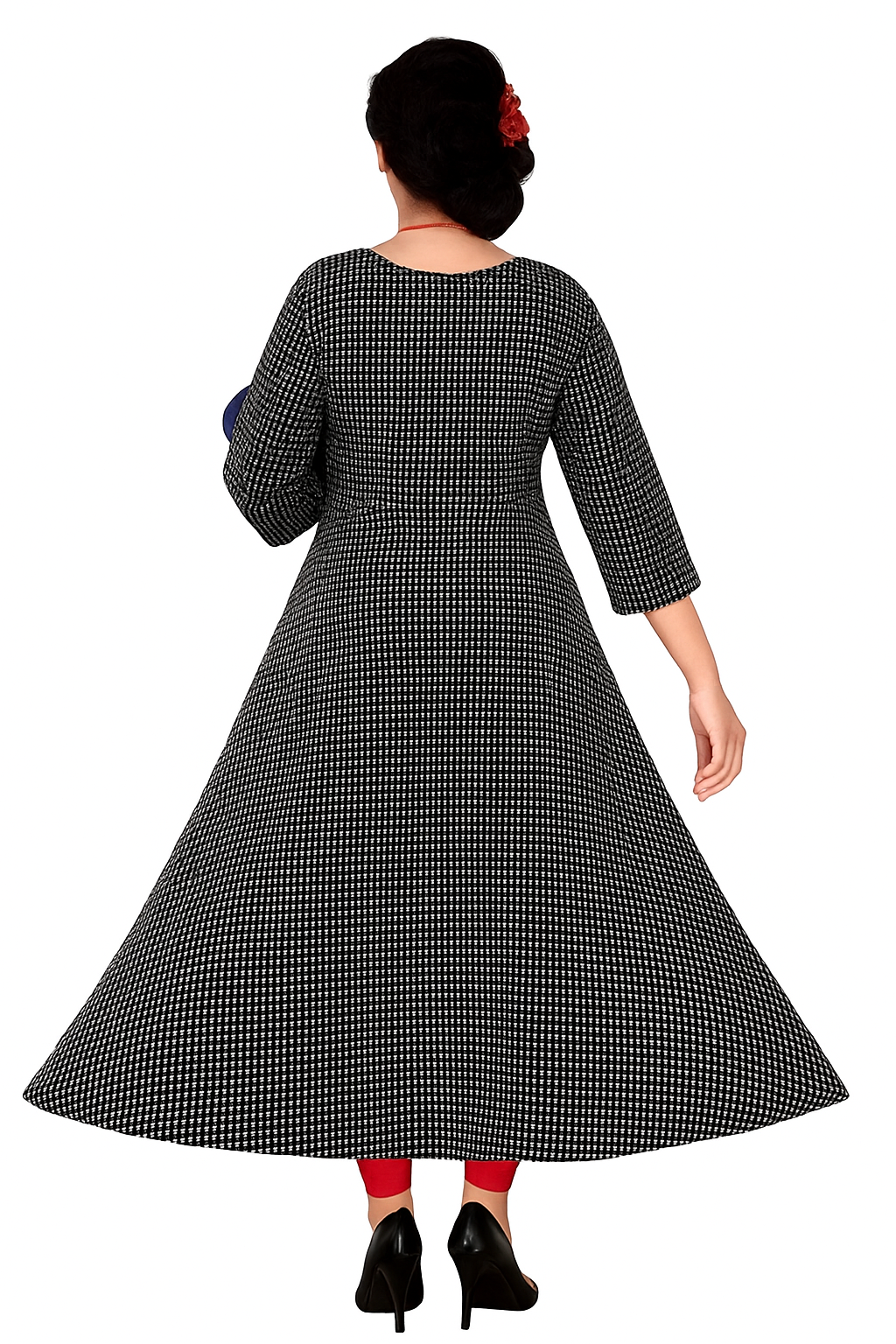 Maternity Feeding Kurta for Women | Cotton Blend Nursing Dress with Concealed Vertical Zippers for Easy Breastfeeding | Comfortable and Stylish Pregnancy Wear - XL & XXL