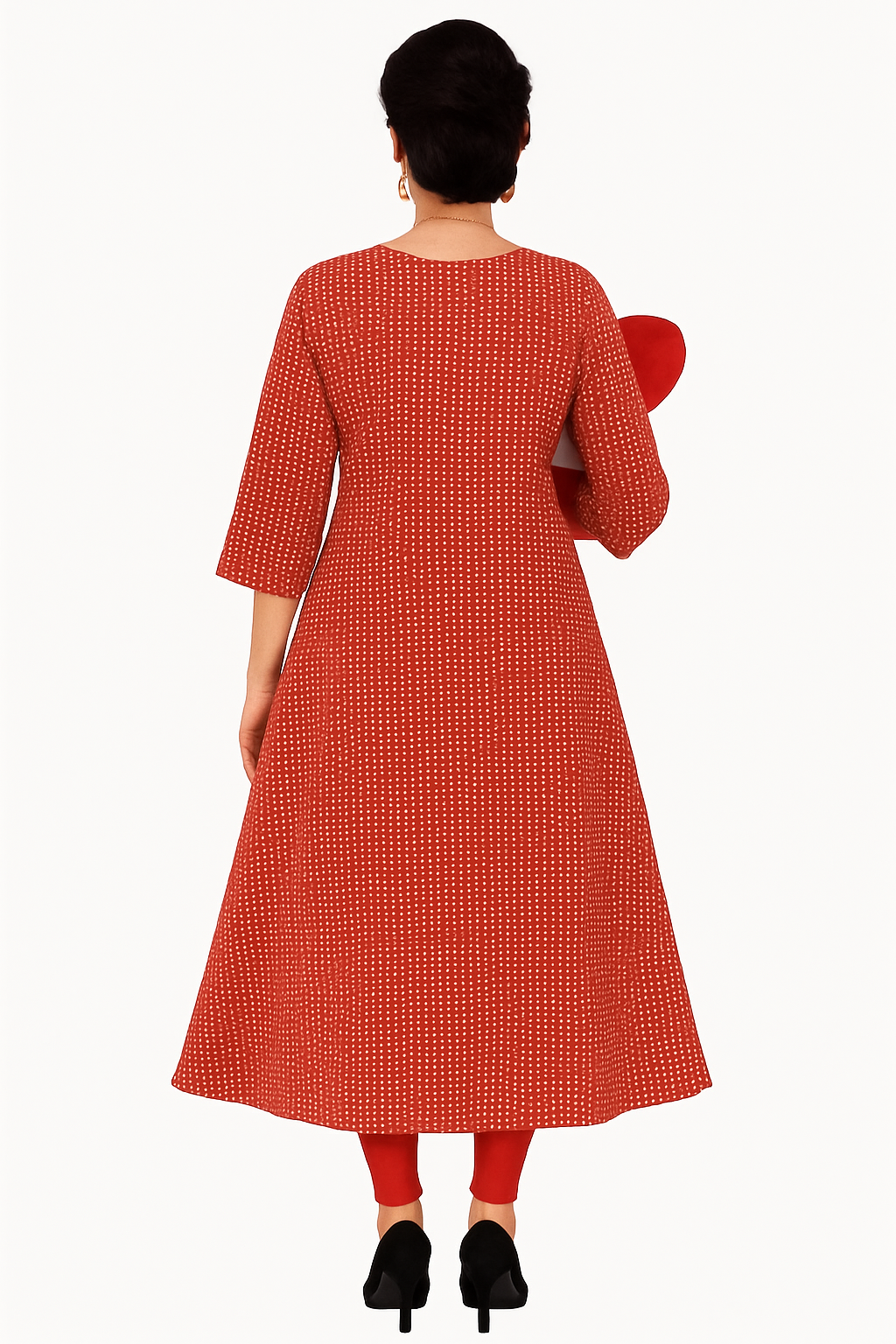 Maternity Feeding Kurta for Women | Cotton Blend Nursing Dress with Concealed Vertical Zippers for Easy Breastfeeding | Comfortable and Stylish Pregnancy Wear - XL & XXL