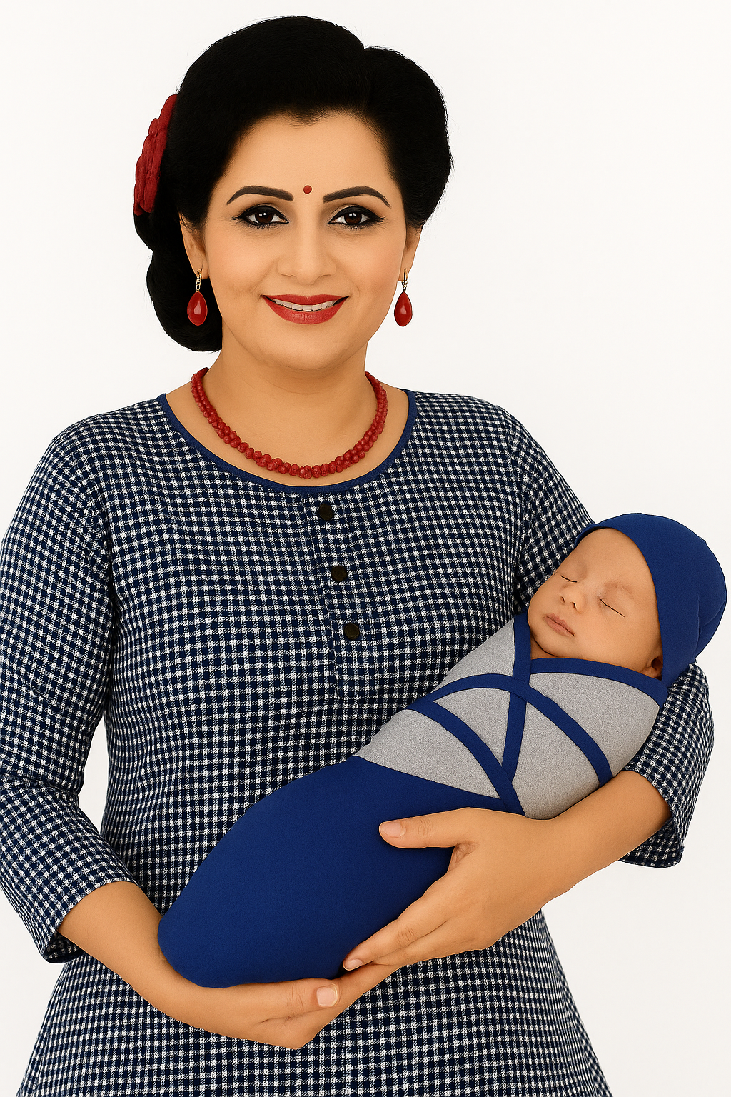 Maternity Feeding Kurta for Women | Cotton Blend Nursing Dress with Concealed Vertical Zippers for Easy Breastfeeding | Comfortable and Stylish Pregnancy Wear - XL & XXL